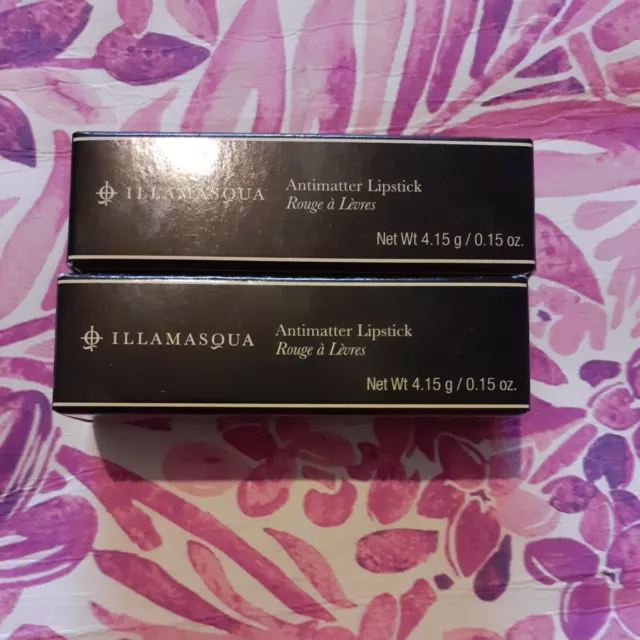 2x ILLAMASQUA Antimatter Lipstick Spectra 4.15g RRP £17 each Brand New & Boxed