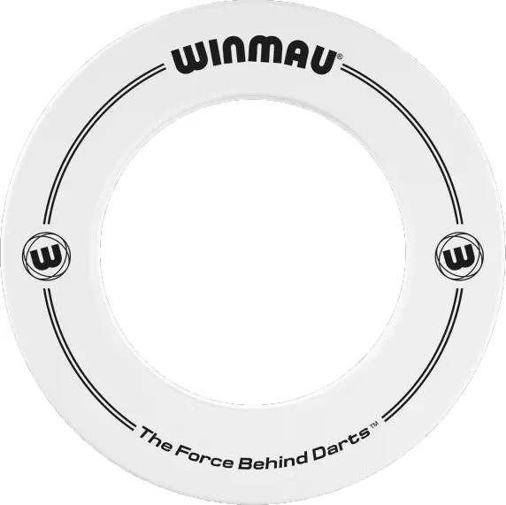 NEW 2024 WINMAU Professional Dart Board Surround one piece WHITE Made in the UK