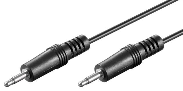 Goobay Audio Verbindungskabel AUX, 3,5 mm Mono - Klinke 3,5 mm Stecker (2-Pin, m