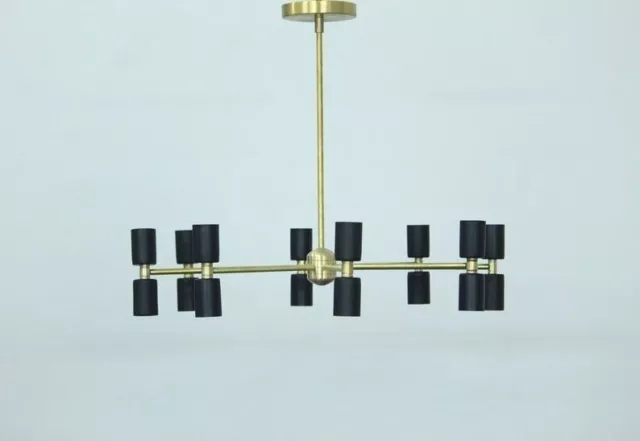 Gleaming Splendor The Magnificent 8-Arm Brass Chandelier 3