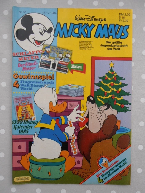 Micky Maus 51 / 1984  Z 0-1