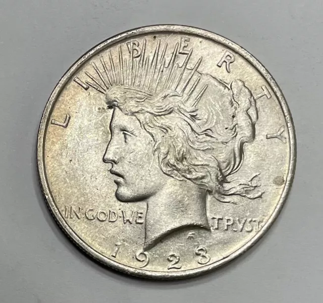 1923 Peace Silver Dollar - 90% US Silver Coin- Philadelphia mint