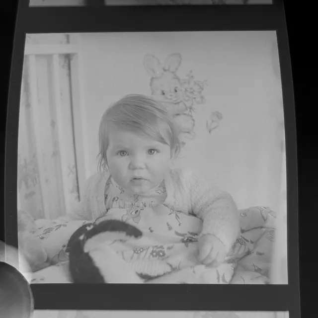 Baby And Children Mixed Negatives, 1950s/60s B/ W Vintage Negative 13