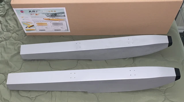 R/C Model Airplane Fiberglass Float Set 34” 0.40 - 0.60 5-9 lb Silver Piper Cub R/C Model Airplane Fiberglass Float Set 34” 0.40 - 0.60 5-9 lb Silver Piper Cub
