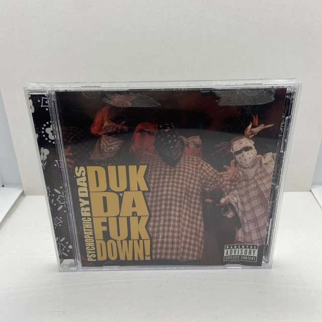 Psychopathic Rydas: Duk Da Fuk Down! CD Insane Clown Posse Twiztid Blaze…. Psychopathic Rydas: Duk Da Fuk Down! CD Insane Clown Posse Twiztid Blaze….