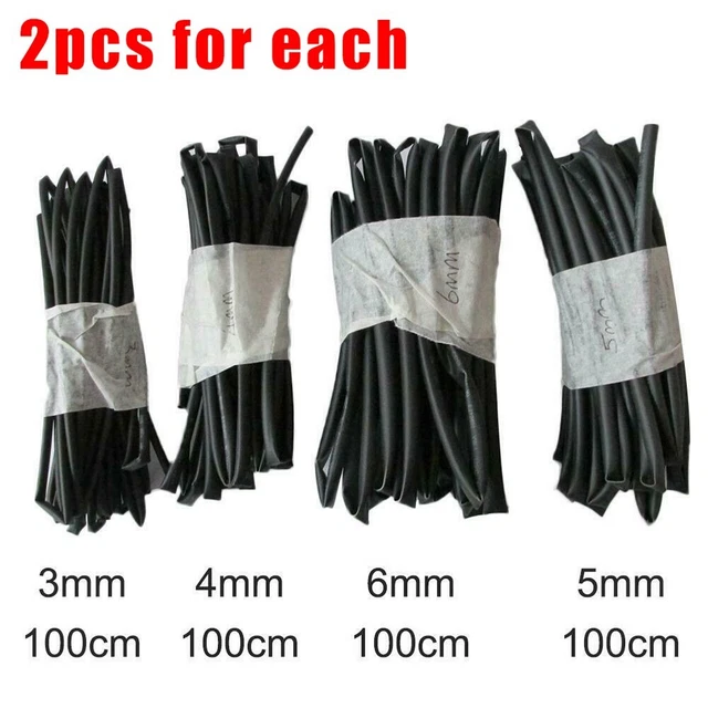 Pratico assortimento elettrico tubo termoretraibile calore 8x guaina isolata