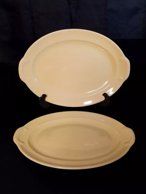 LuRay Pastels Pastel TST Taylor Smith Taylor yellow Oval Platter 12" inch plates
