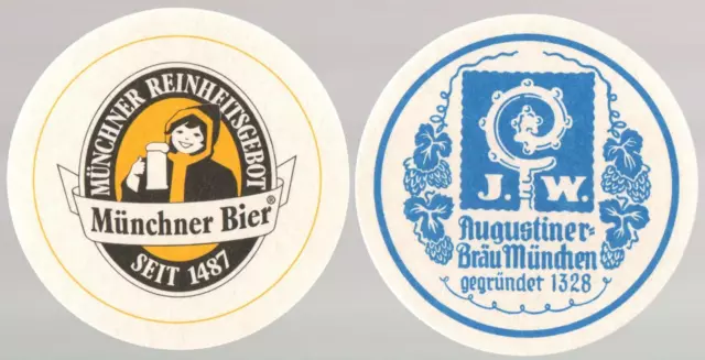 Bierdeckel 2021 Augustiner Bräu MÜNCHEN Reinheitsgebot Variante  *FH275