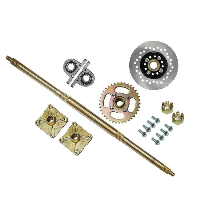 DRIFT TRIKE GO Kart Rear Live Axle Kit, Sprocket 428 41T & Wheel Hub