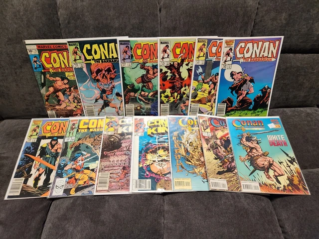 Conan The Barbarian • The King • The Adventurer Marvel Comic Lot Of 13 Issues
