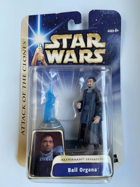 Star Wars, Bail Organa, Actionfigur in OVP, Hasbro 2003, Saga Collection Gold