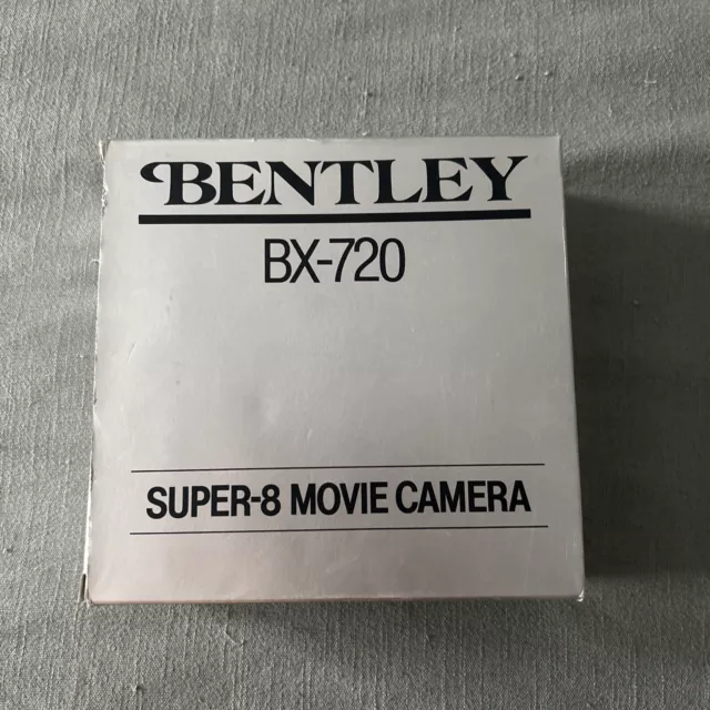 Vintage Bentley Super 8 Movie Camera BX-720