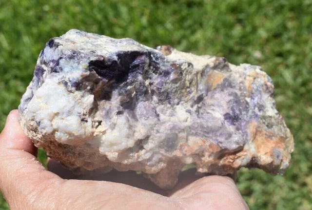 1.21 LB  TIFFANY STONE ROUGH, BERTRANDITE, OPALIZED FLUORITE  Utah (URR)