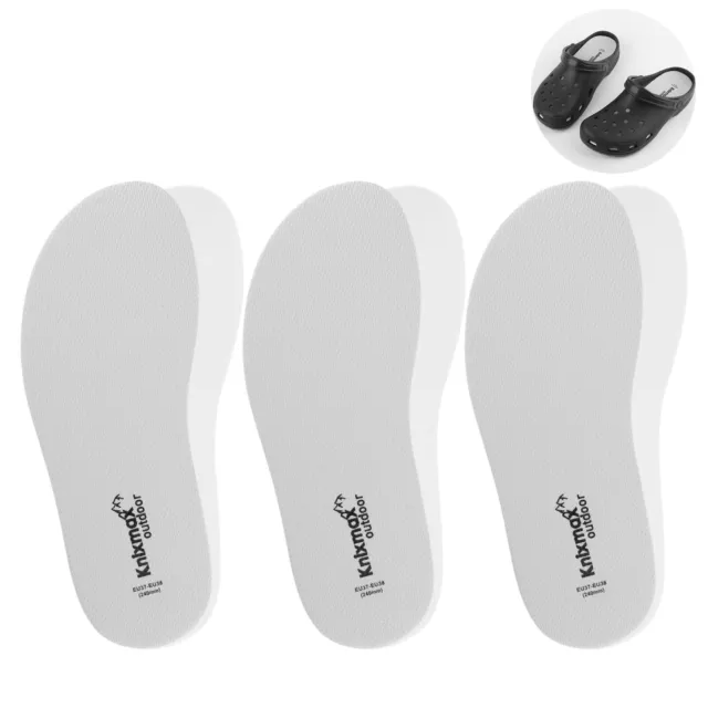 3 Pairs Clogs Insoles For  Clogs  Garden Deck Shoe Inserts Pad Breathable