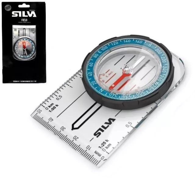 Silva Field Baseplate Compass MS  - New improved model (southern hemisphere)