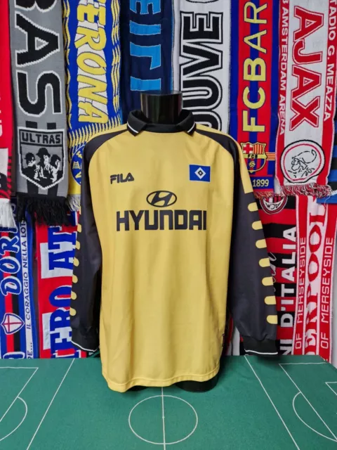 Maglia Calcio Amburgo Goalkeeper 1999/00 Shirt Trikot Camiseta Maillot Hamburger