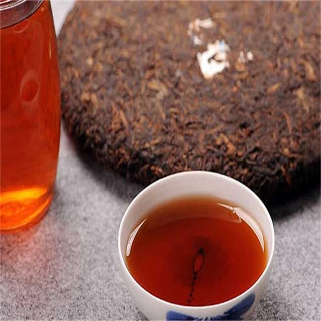 357g YU BANG Pu'er Ripe Tea Banzhang Classic Menghai Flavor Yunnan Puer Tea