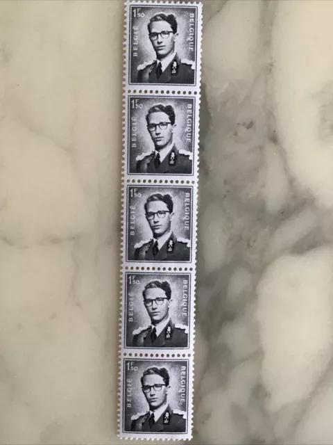 Briefmarken Belgien Mi Nr 973 y Postfrisch 5er Rolle