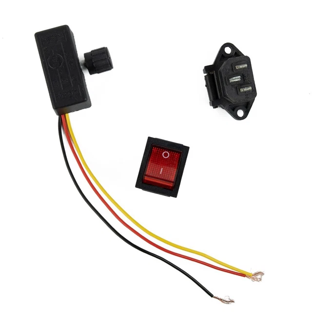 Interrupteur Alimentation Remplacement Vitesse Accessoires Ajustement Chargement