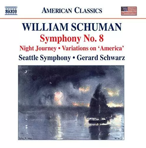 Schuman: Symphony No. 8, Night Journey, Variations on America -  CD MWVG The
