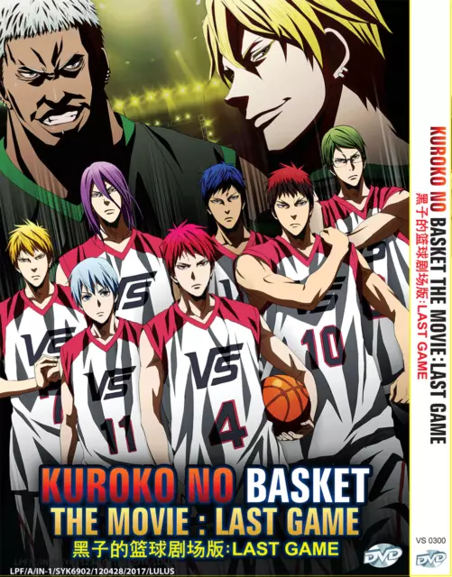 DVD ANIME KUROKO NO BASKET The Movie: The Last Eng Subs Region All