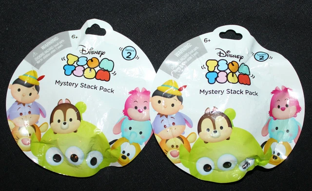 Lot of 2 Disney Tsum Tsum Stack Pack Series 2 Blind Bag New & Sealed