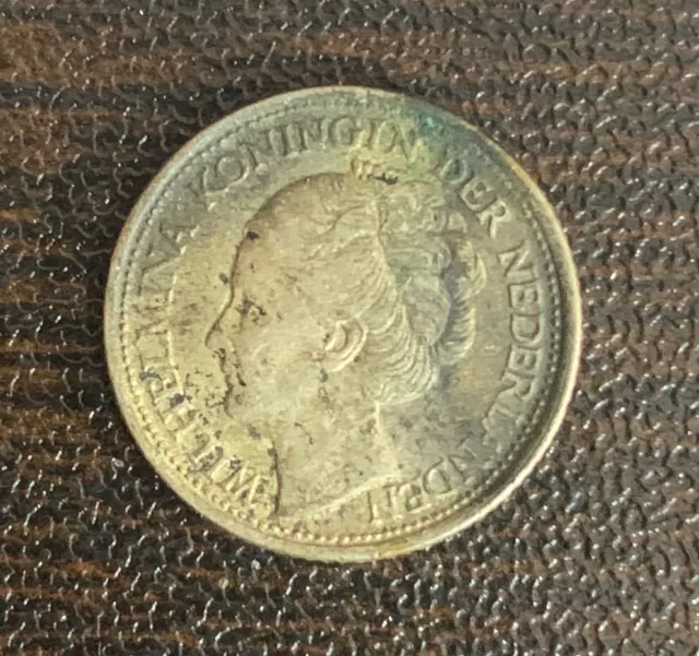 Netherlands 10 Cents 1944-P .64 Silver