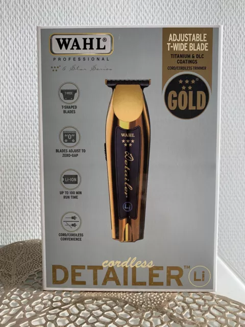 Wahl Detailer GOLD Tondeuse à Cheveux sans Fil