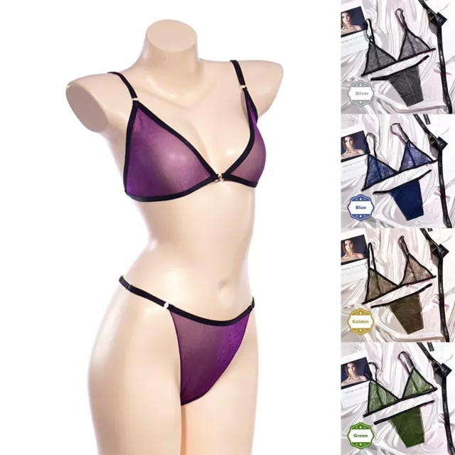 Set di lingerie da donna trasparente giocoso dai un tocco al tuo stile