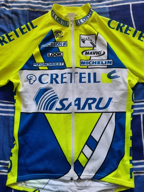 Maillot cycliste Festina vintage manches longues – Années 90 – Très bon état - Équipements vélos