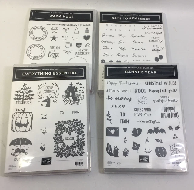 Stampin' Up!  Everything Essential ~ Año de la Bandera ~ Abrazos cálidos ~ Lote de días para recordar