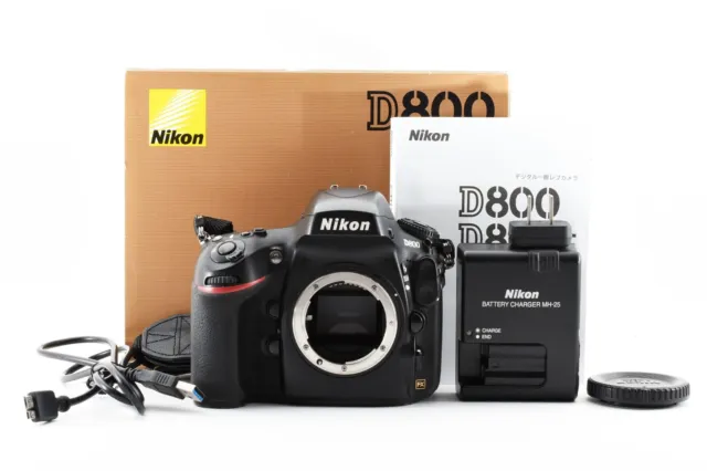 Nikon D800 36.3MP Digital SLR Camera Body w/Box /Strap [Excellent] Japan#2066078