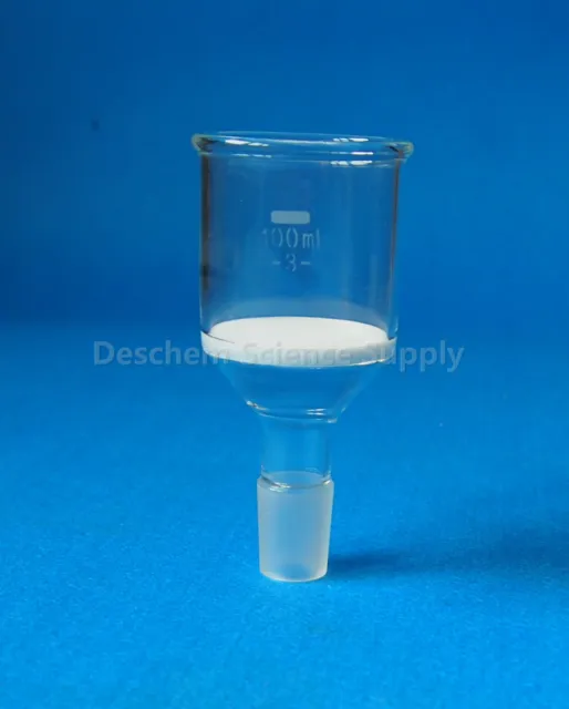 100ml,Glass buchner funnel,GG17 Coarse Filter Funnels with 24/29 Joints,Labware