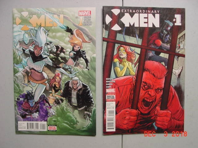 Extraordinary X-Men # 1 + Annual # 1   2 issues    2016    VF/NM