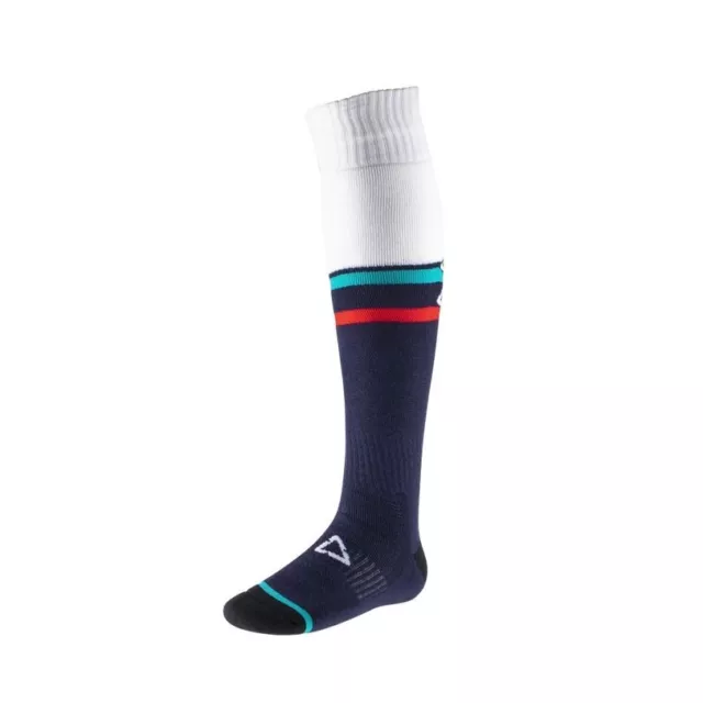 LEATT Calze Moto 3D 80% Cotone 7% Nylon 13% Drylar BLU Taglia 42