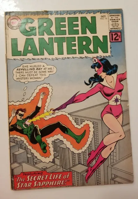 Green Lantern #16 DC First Appearance of Star Sapphire- good condition