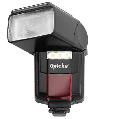 Opteka Auto Bounce Flash with Video Light for Sony Canon Nikon Olympus Pentax