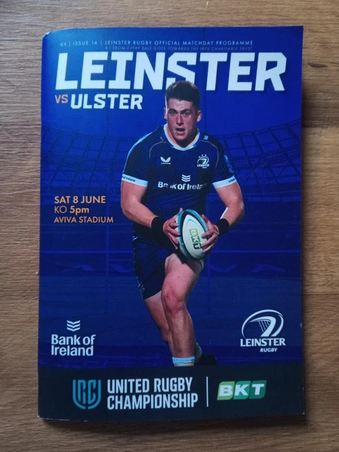 Die Leinster Dave Kearney mit Ulster von Robert Baloucoune während des Die Leinster Dave Kearney mit Ulster von Robert Baloucoune während des