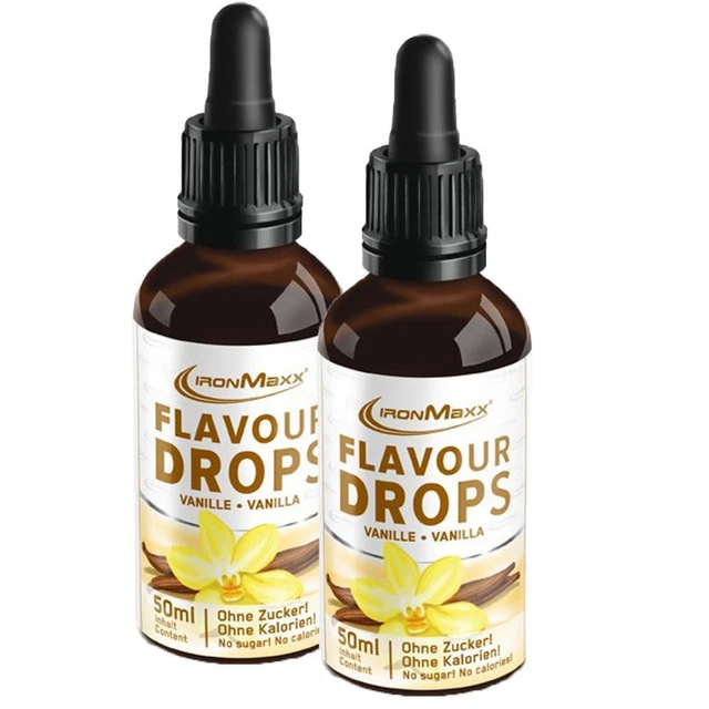 (99,90 EUR/l) Ironmaxx Flavour Drops 2 x 50ml Flasche Geschmack Aroma
