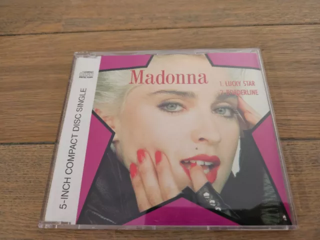 CD SINGLE MADONNA - Lucky Star / Borderline (Rare 80s 90s Remixes Australian)