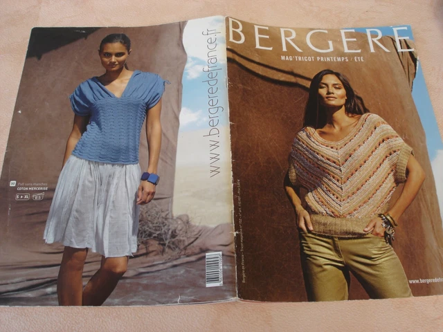 BERGÈRE DE FRANCE CATALOGUE explications MAG' TRICOT 30 modèles
