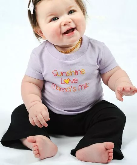 Toddler T-Shirt Sunshine Love Mama's Milk, Lilac 24M Infant Toddler Kids Cute