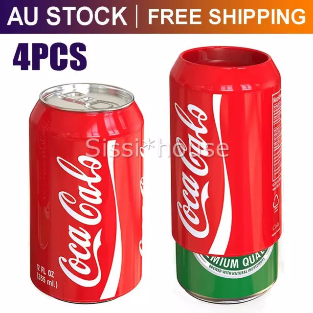 4pcs Hide A Beer Can Cover Sleeve 335ml New Silicone Coke Case Stubby Cooler