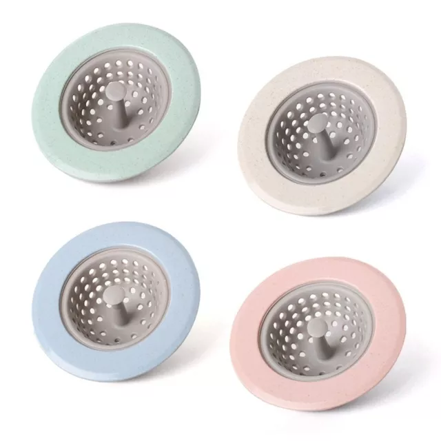 4PCS Wide Rim Kitchen Sink Strainer 4.5" Diameter. Sewer Filter Bath Catcher