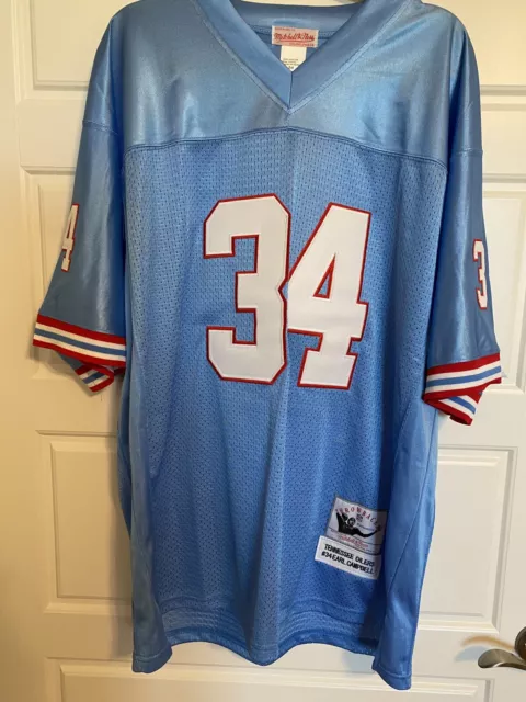 Earl Campbell 1980 Mitchell & Ness Oilers Throwback Split Legacy Jersey  $175 L
