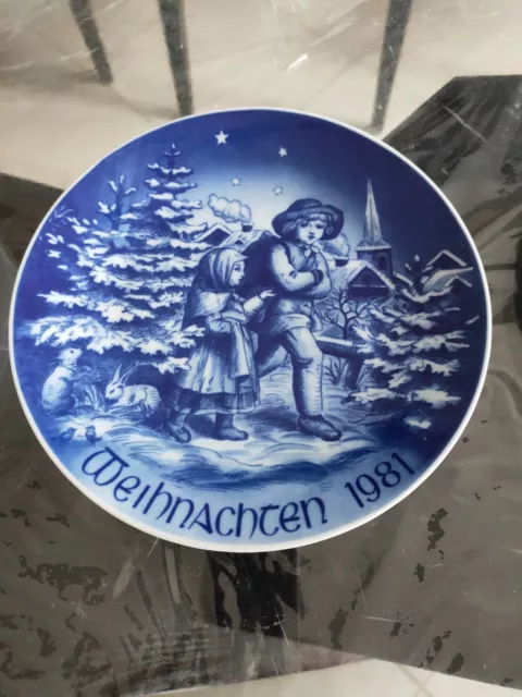 Piatto di Natale 1981 - Bareuther - Limited Edition