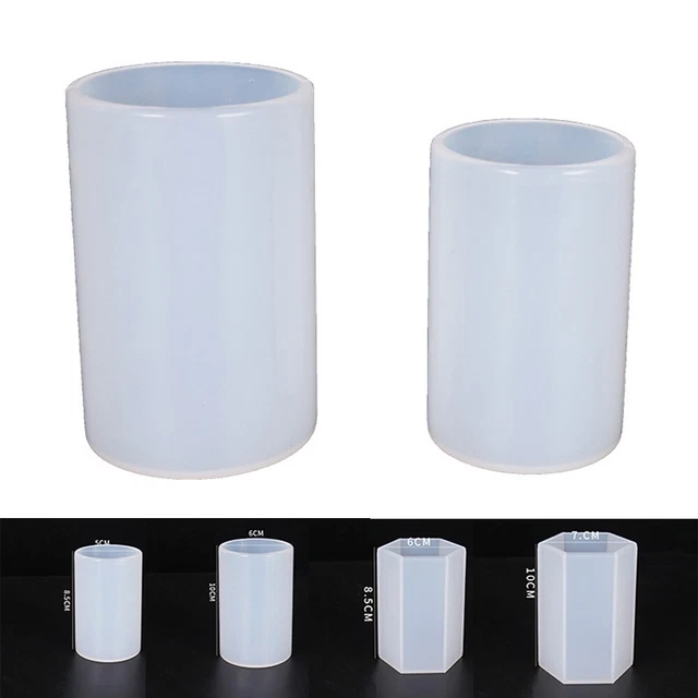 Moda nuevo molde de silicona joyería hexagonal herramienta resina cilíndrica hágalo usted mismo artesanía