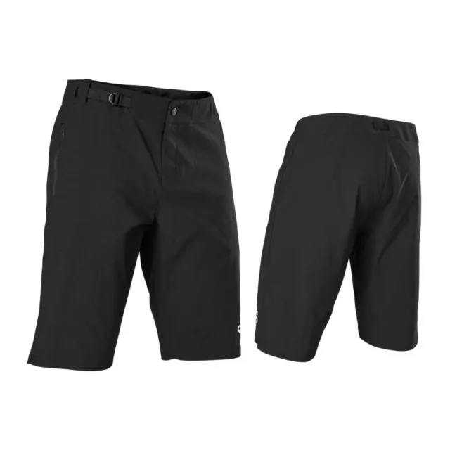 Fox Racing Mens Ranger W/Liner MTB Shorts-Black-36
