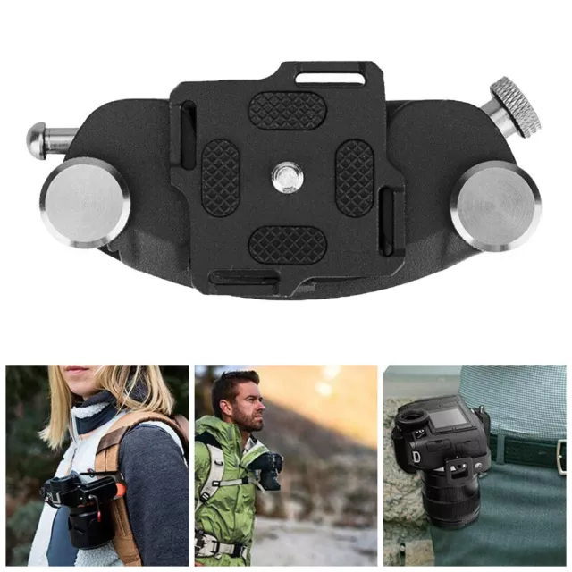 Camera Clip Waist Belt Quick Release Backpack Holster Hanger Quick Strap Metal