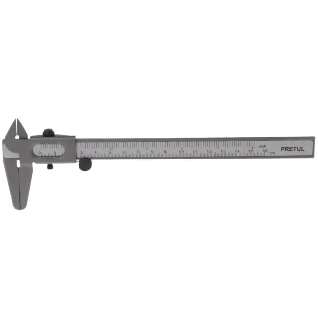 Vernier Caliper 6" 0-160mm Stainless Steel Metal Measuring Tool Gauge Micrometer